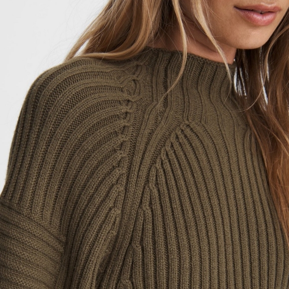 NWOT rag & bone Oakes Wool Mock Neck - Picture 4 of 11